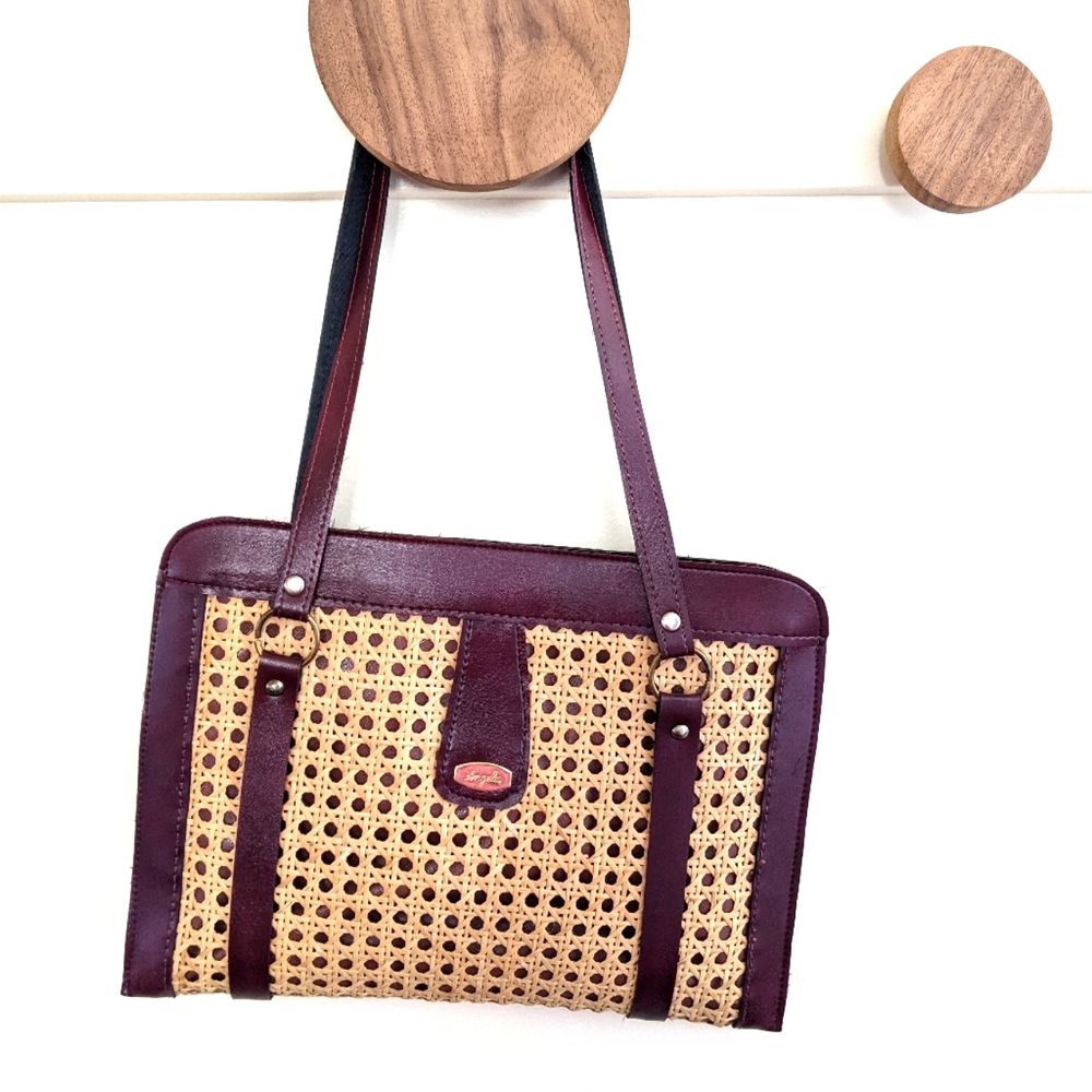 Vintage Rattan Shoulder Bag